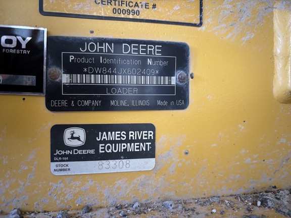 2006 John Deere 844J