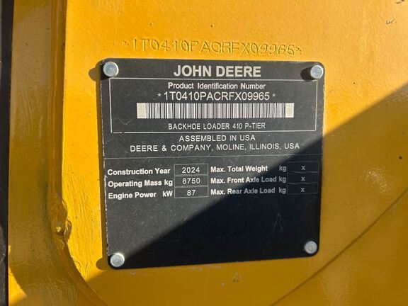 2024 John Deere 410 P-Tier