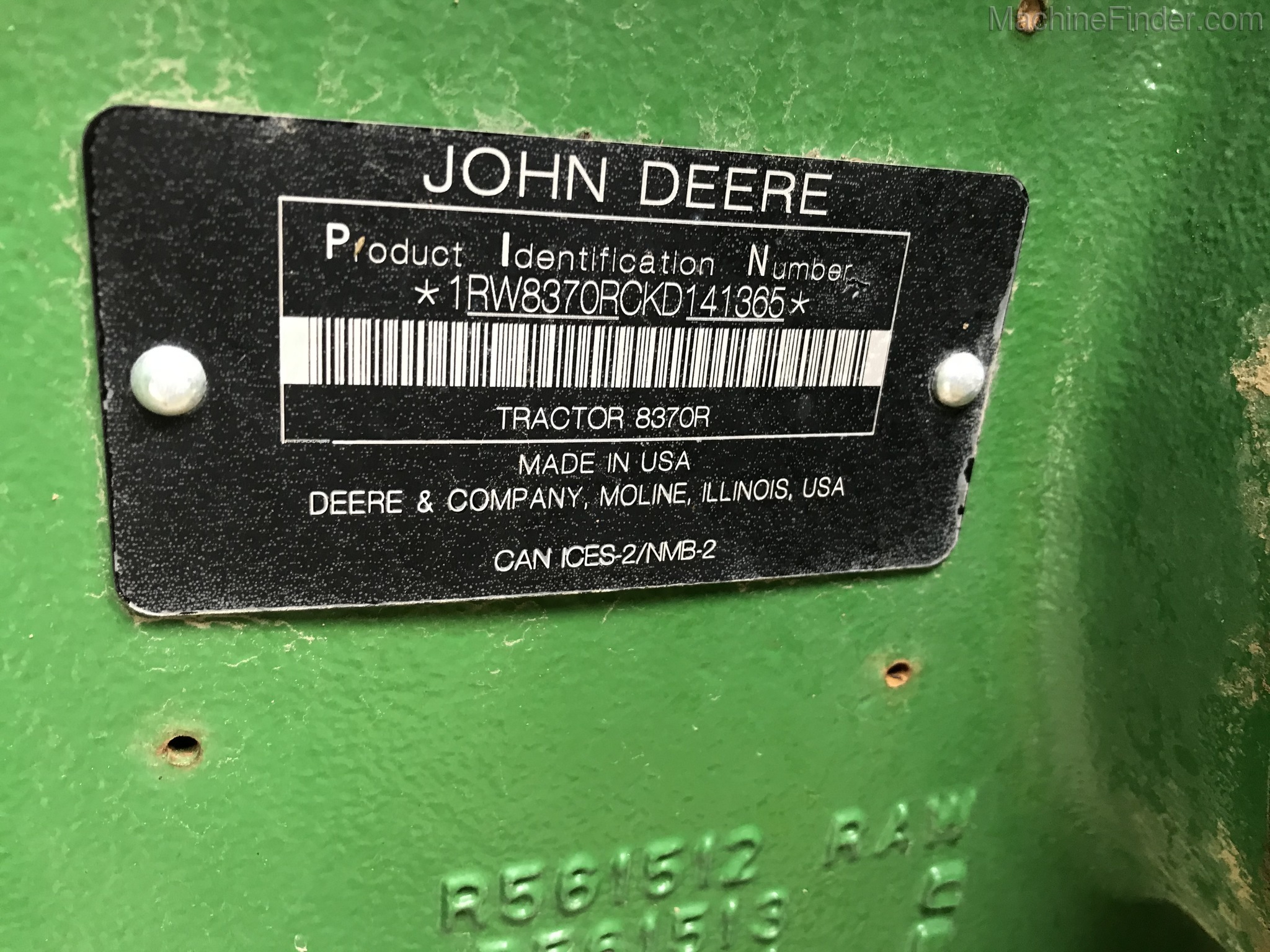2019 John Deere 8370R Image 15