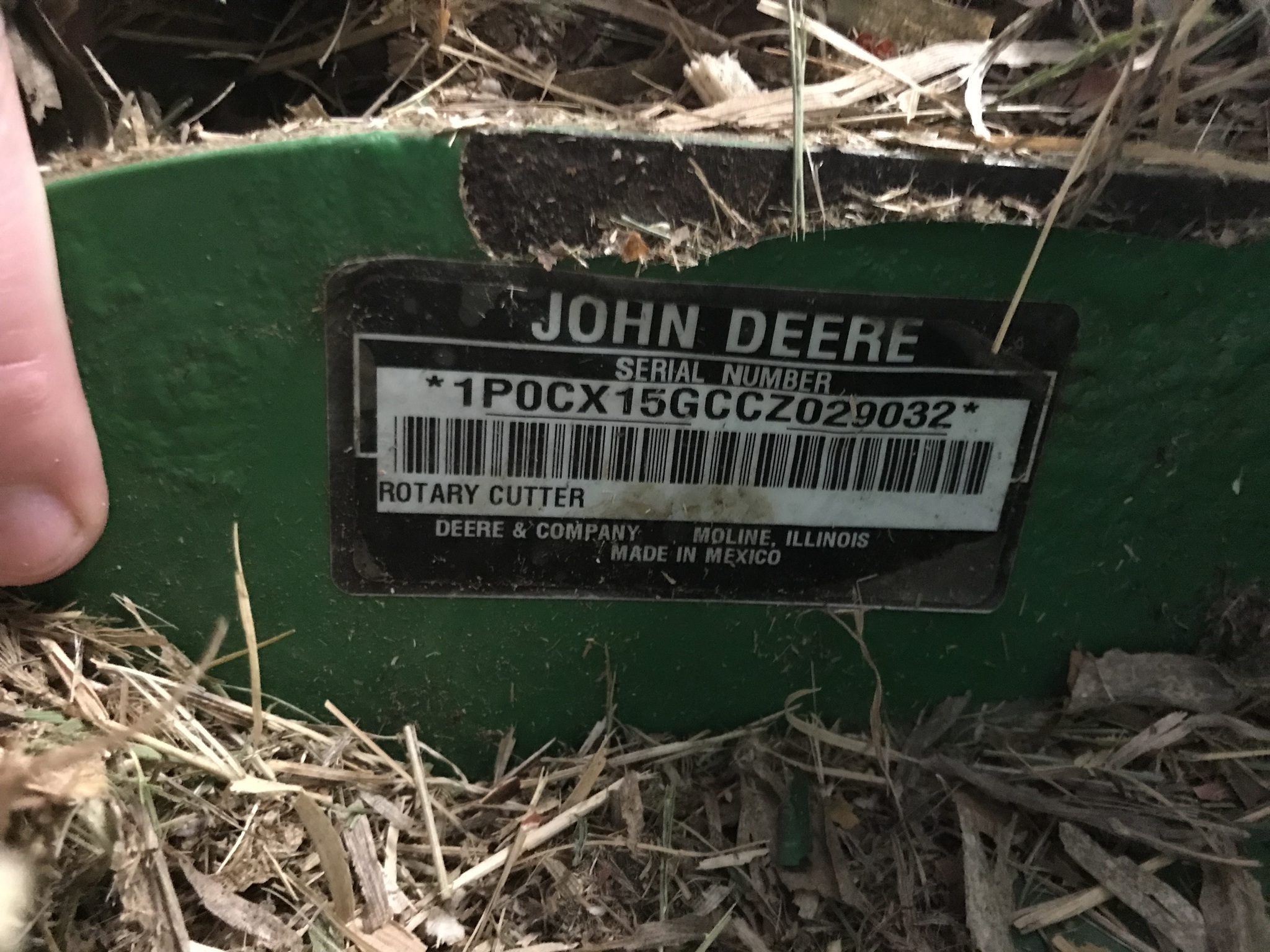 2012 John Deere CX15 Image 2