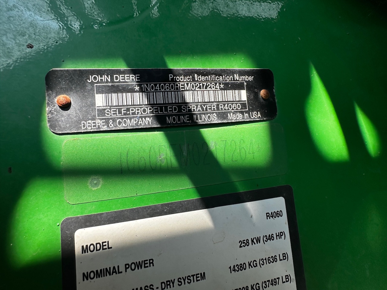  2021 John Deere R4060 at Heritage Tractor in Galesburg, IL