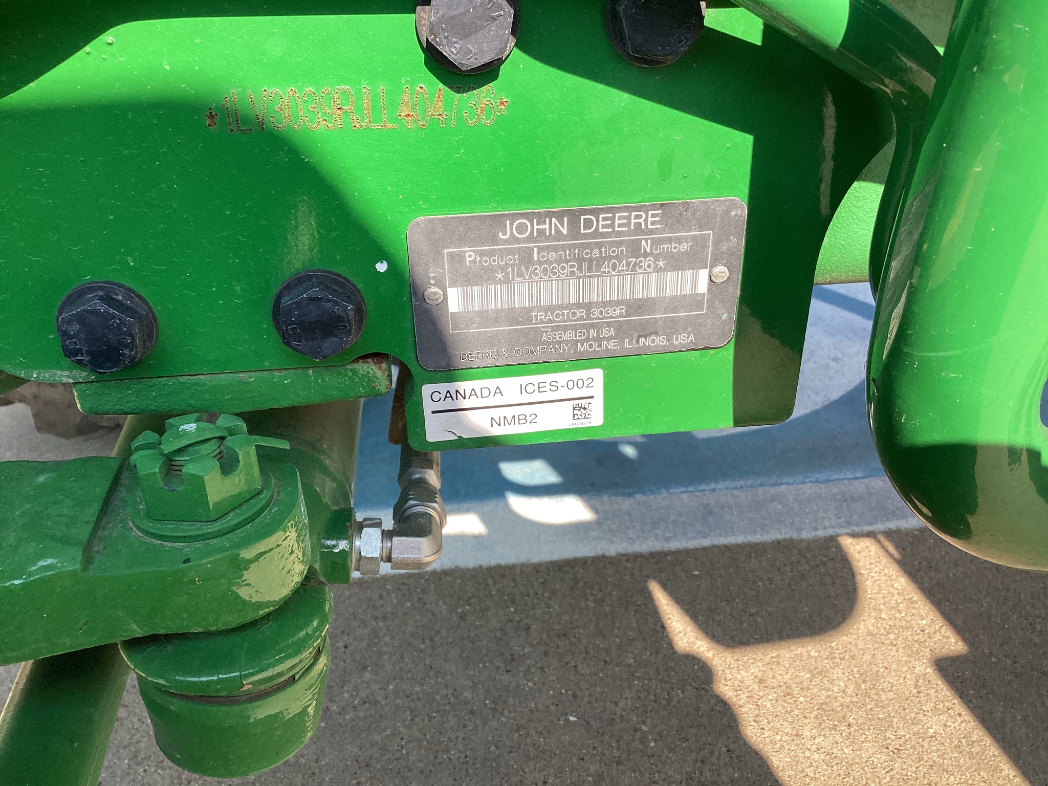2020 John Deere 3039R Image 21