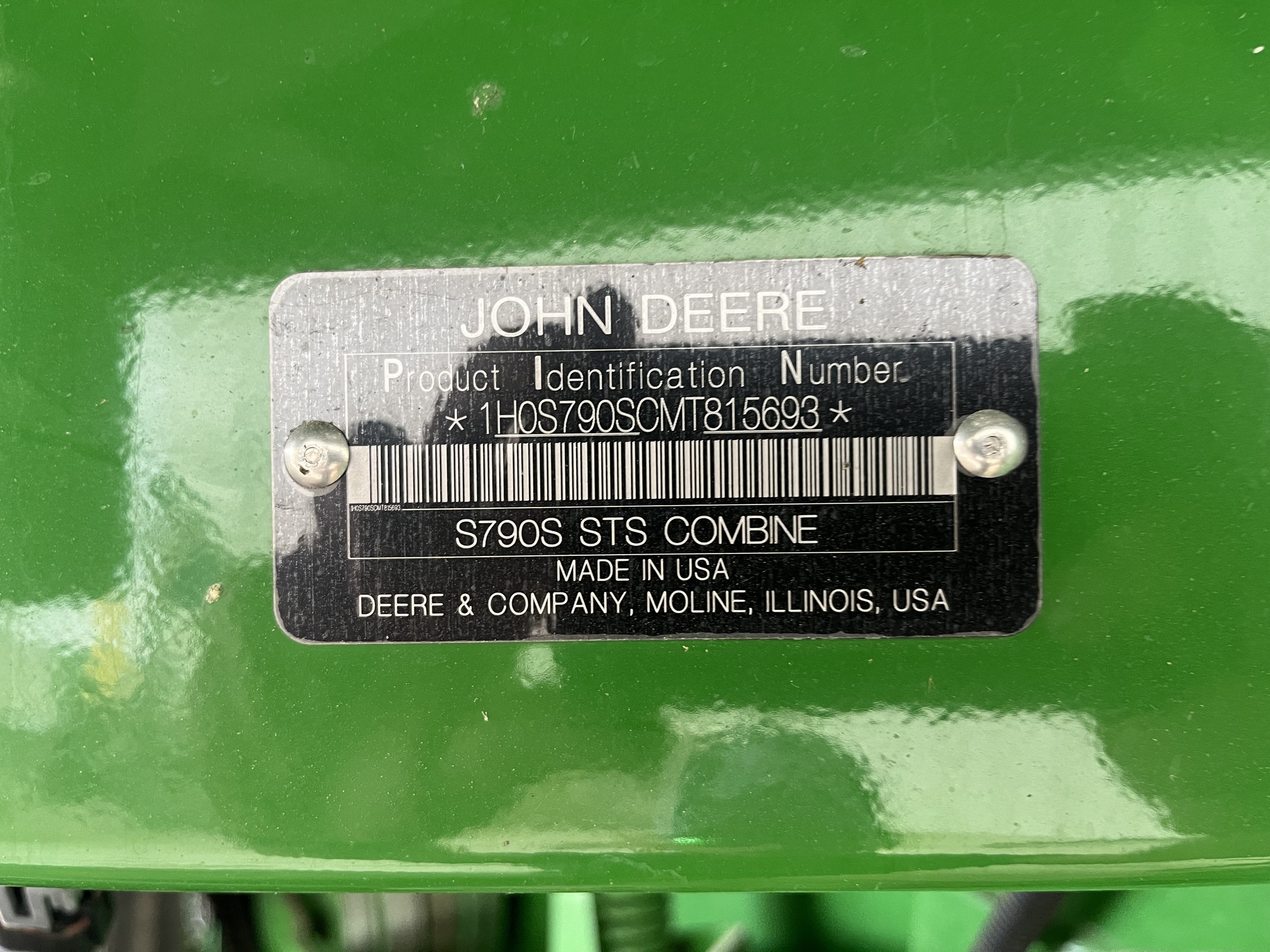  2021 John Deere S790 at Heritage Tractor in Pittsburg, KS