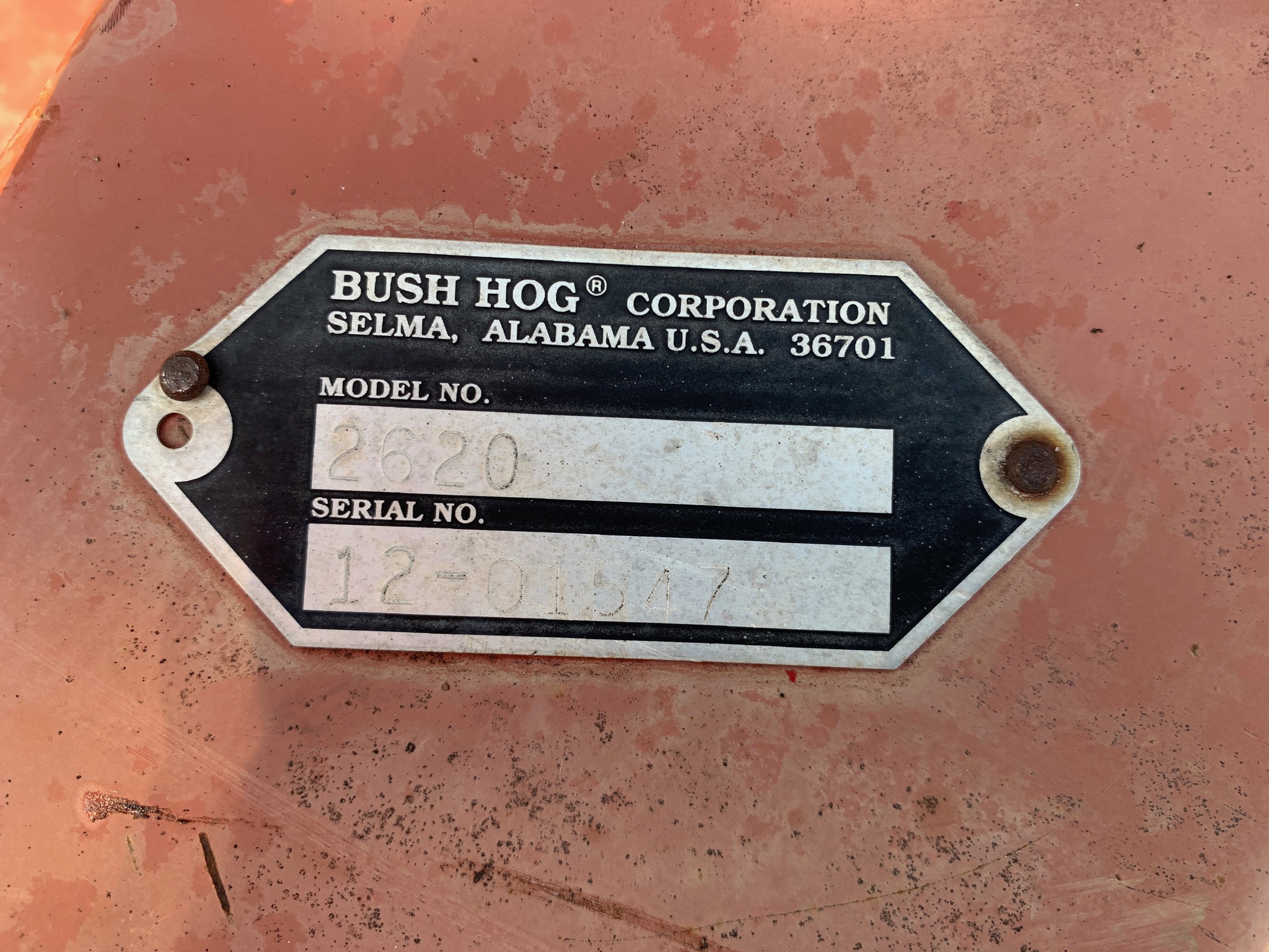  2012 Bush Hog 2620 at Heritage Tractor in Lamar, MO