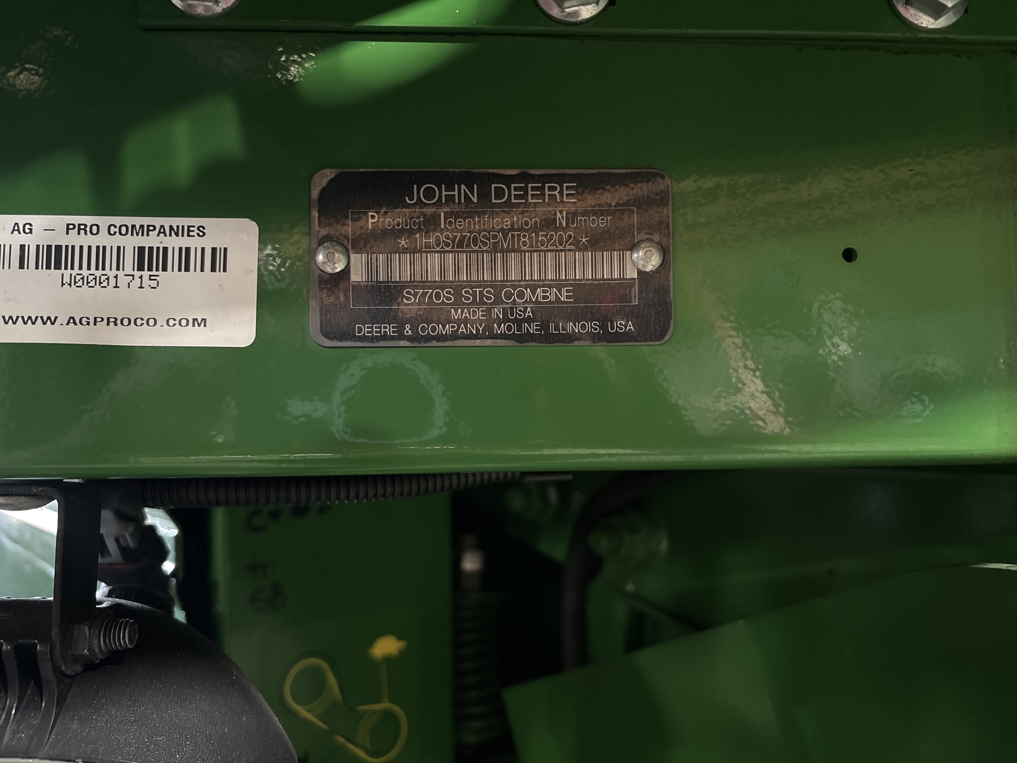 Used 2021 John Deere S770 Combines at Koenig Equipment in Oxford, OH - PhotoXL12