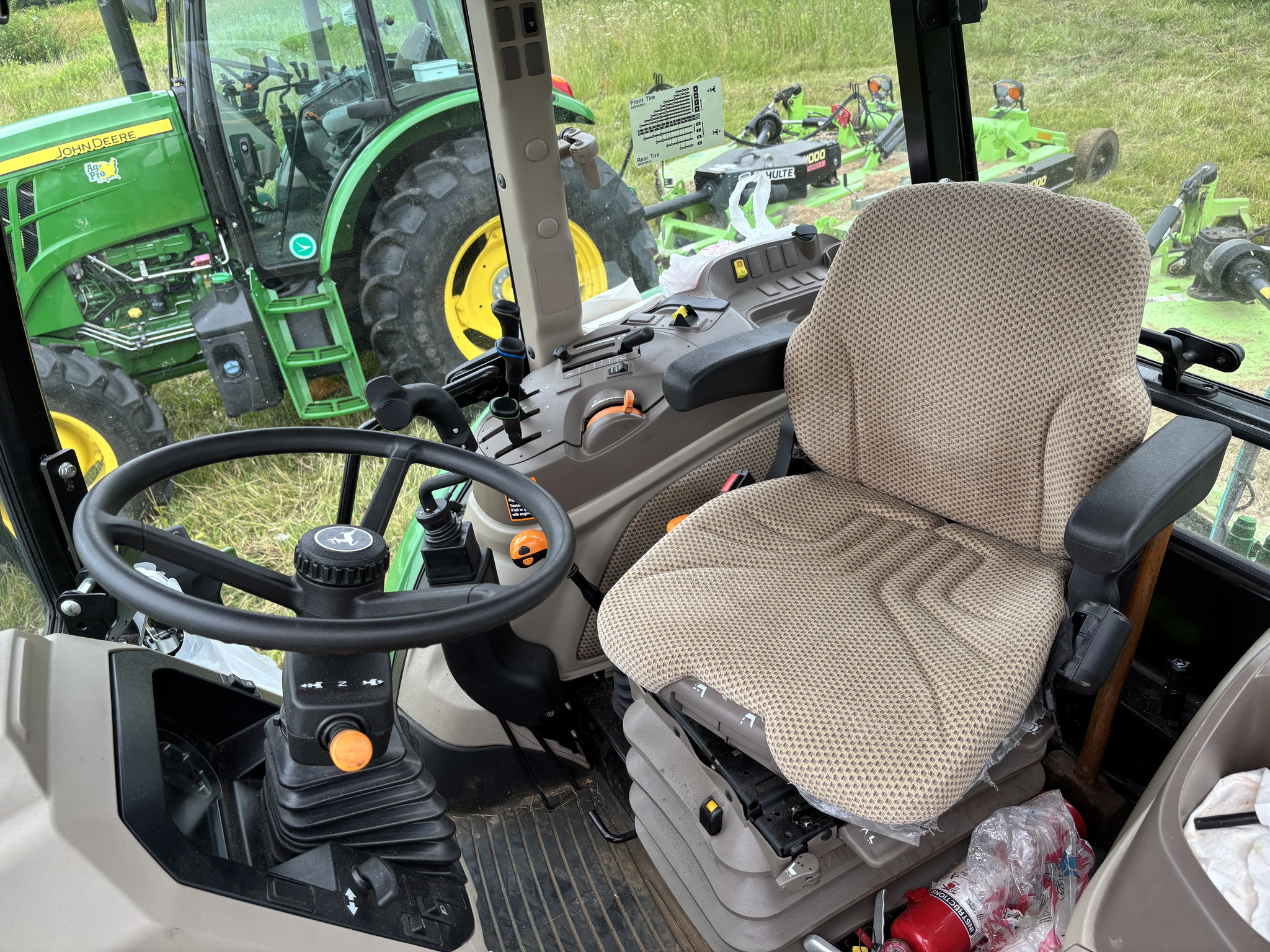 Used 2023 John Deere 6120E Cab Utility Tractors at Koenig Equipment in Anna, OH - PhotoXL3