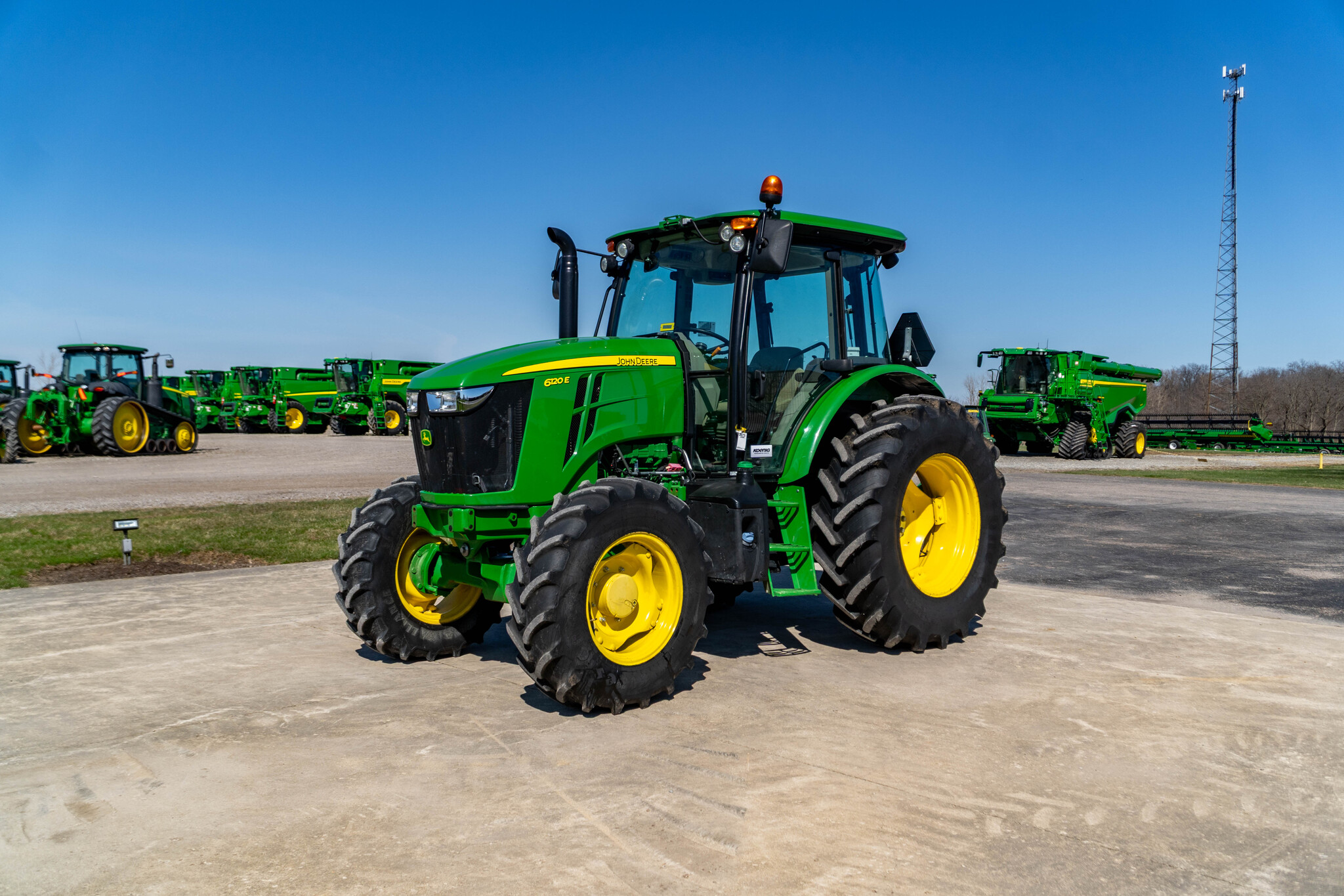 Used 2023 John Deere 6120E Cab Utility Tractors at Koenig Equipment in Anna, OH - PhotoXL0