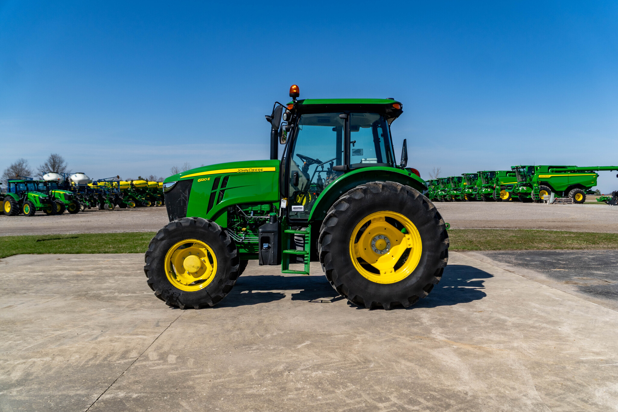 Used 2023 John Deere 6120E Cab Utility Tractors at Koenig Equipment in Anna, OH - PhotoXL1