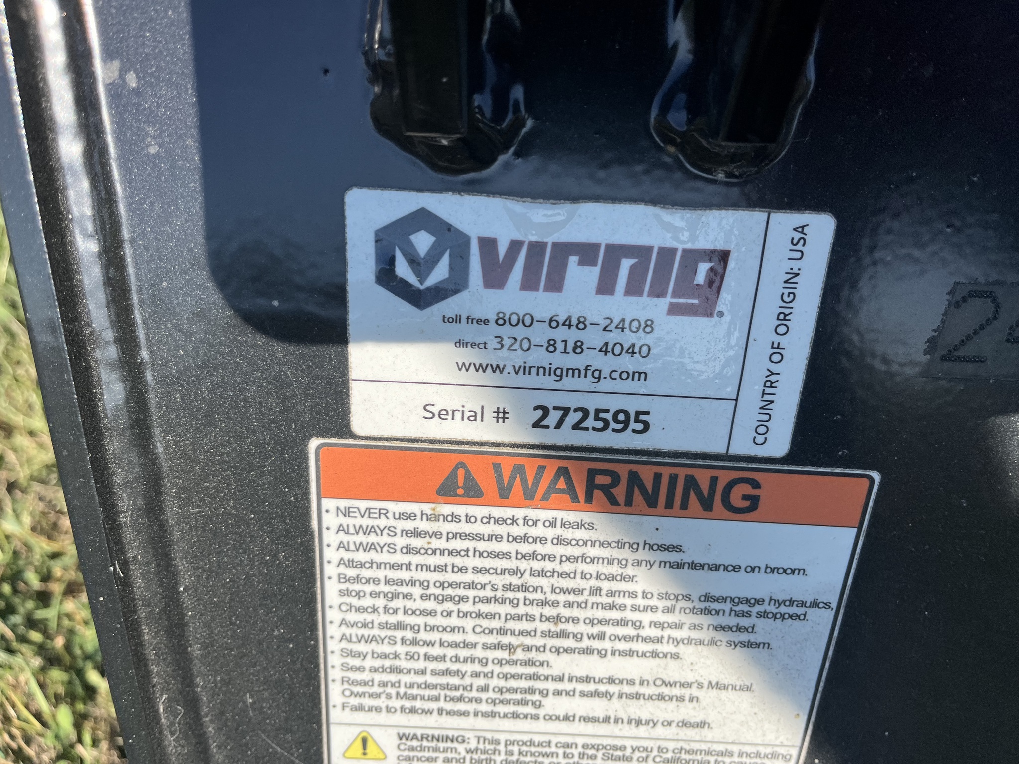  2025 Virnig 84 at Heritage Tractor in Lockwood, MO