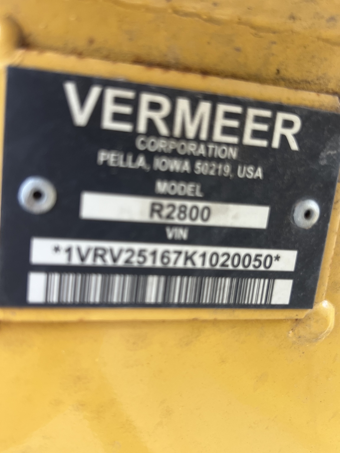  2019 Vermeer R2800 at Heritage Tractor in Rogersville, MO