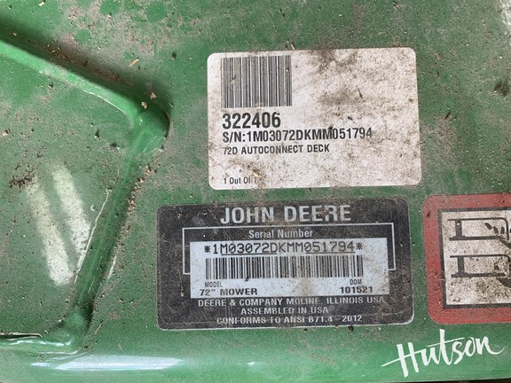 Photo of 2021 John Deere 72D IN.
