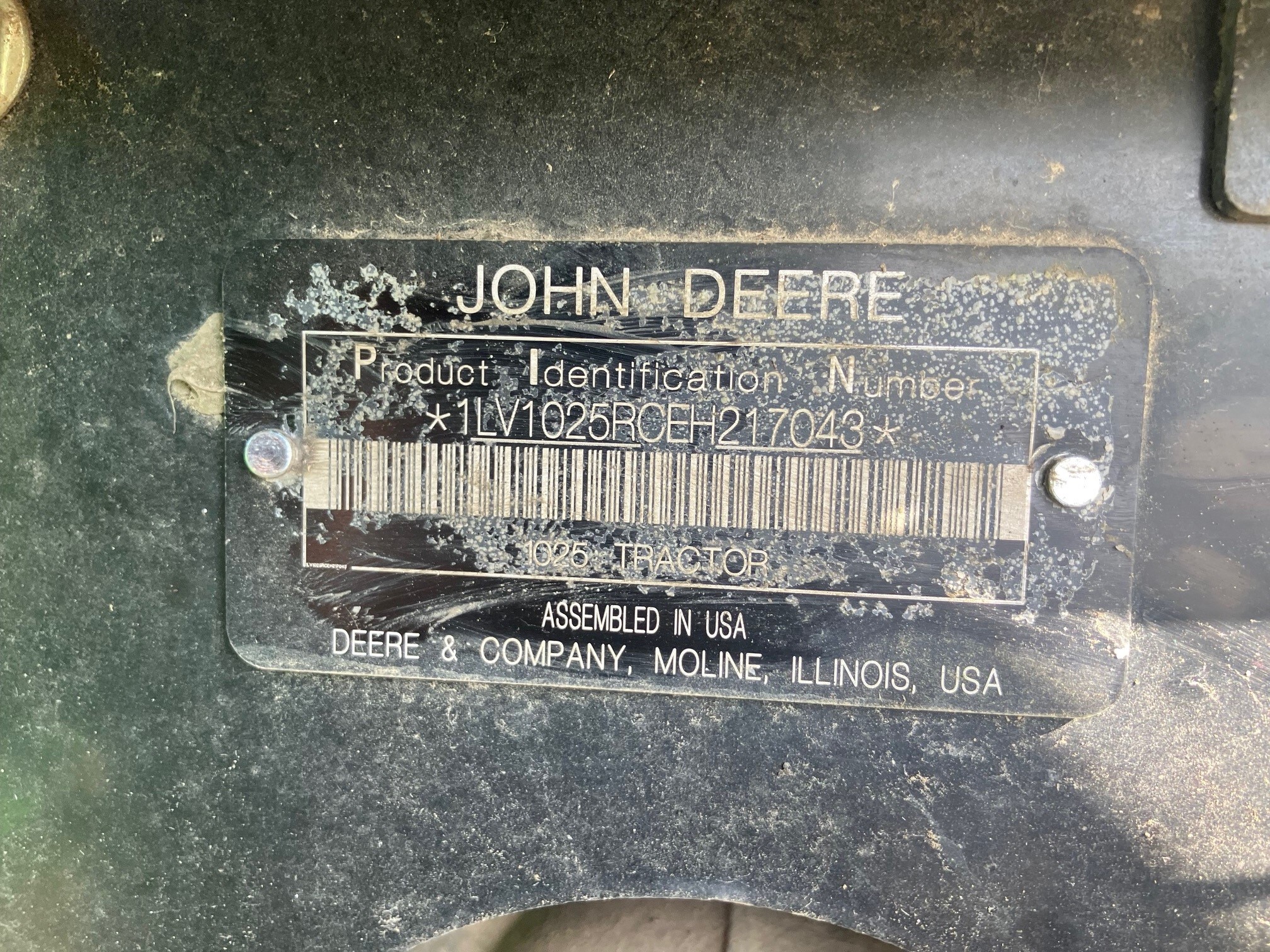 2014 John Deere 1025R Image 7