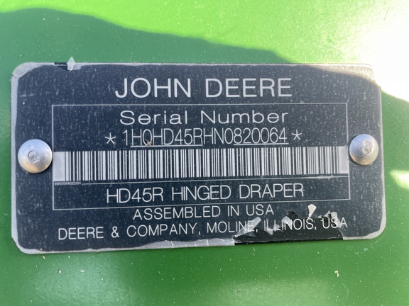 Used 2022 John Deere HD45R Combine Platforms at Horizon Ag & Turf in Vermilion, AB - Photo15