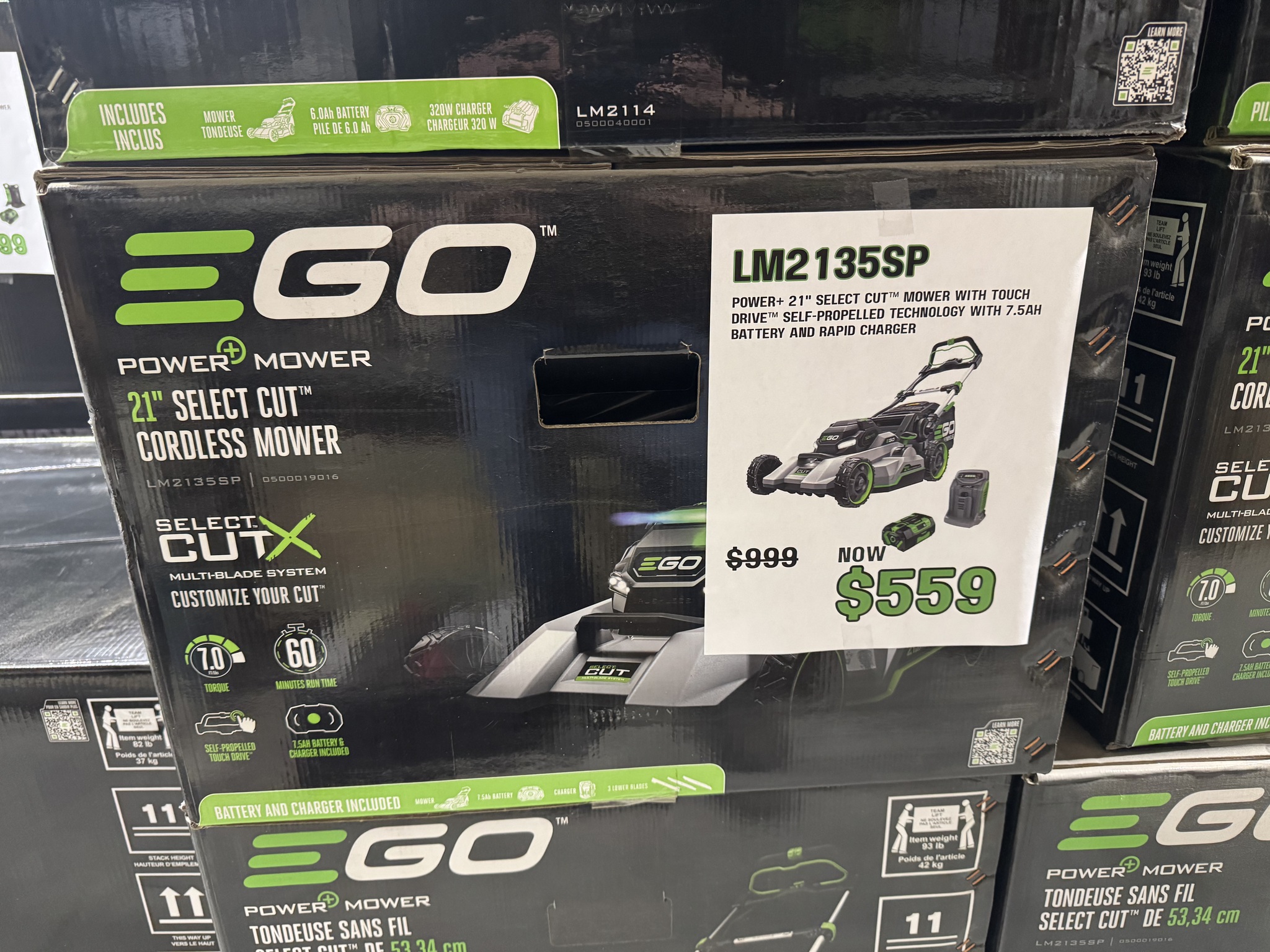 2024 EGO LM2135SP Image 1