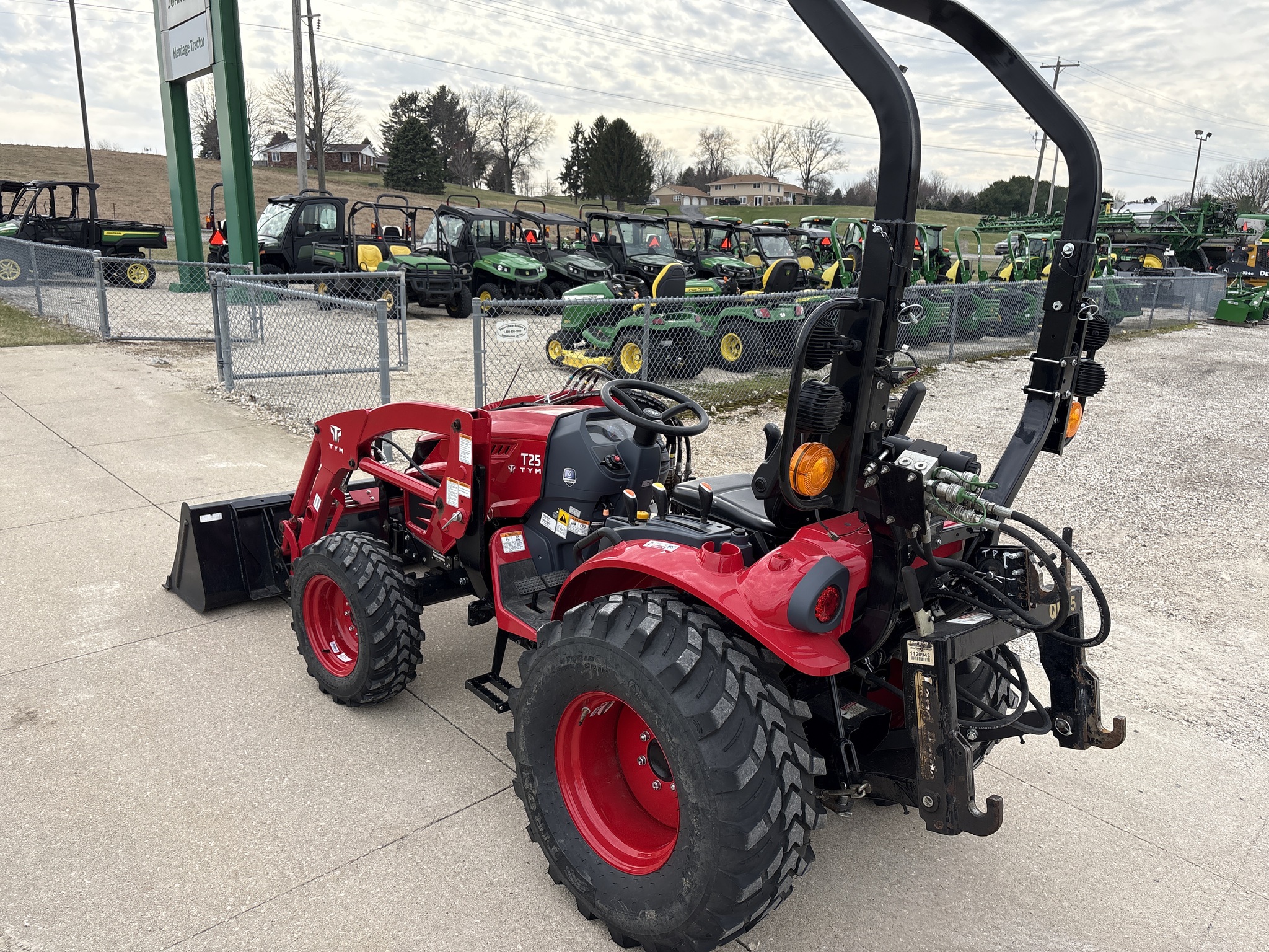  2025 TYM T25 w/TL25 Loader & 4-N-1 Bucket at Heritage Tractor in Geneseo, IL