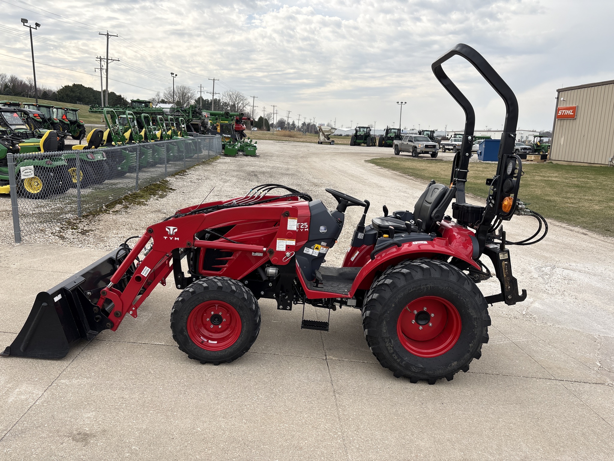  2025 TYM T25 w/TL25 Loader & 4-N-1 Bucket at Heritage Tractor in Geneseo, IL