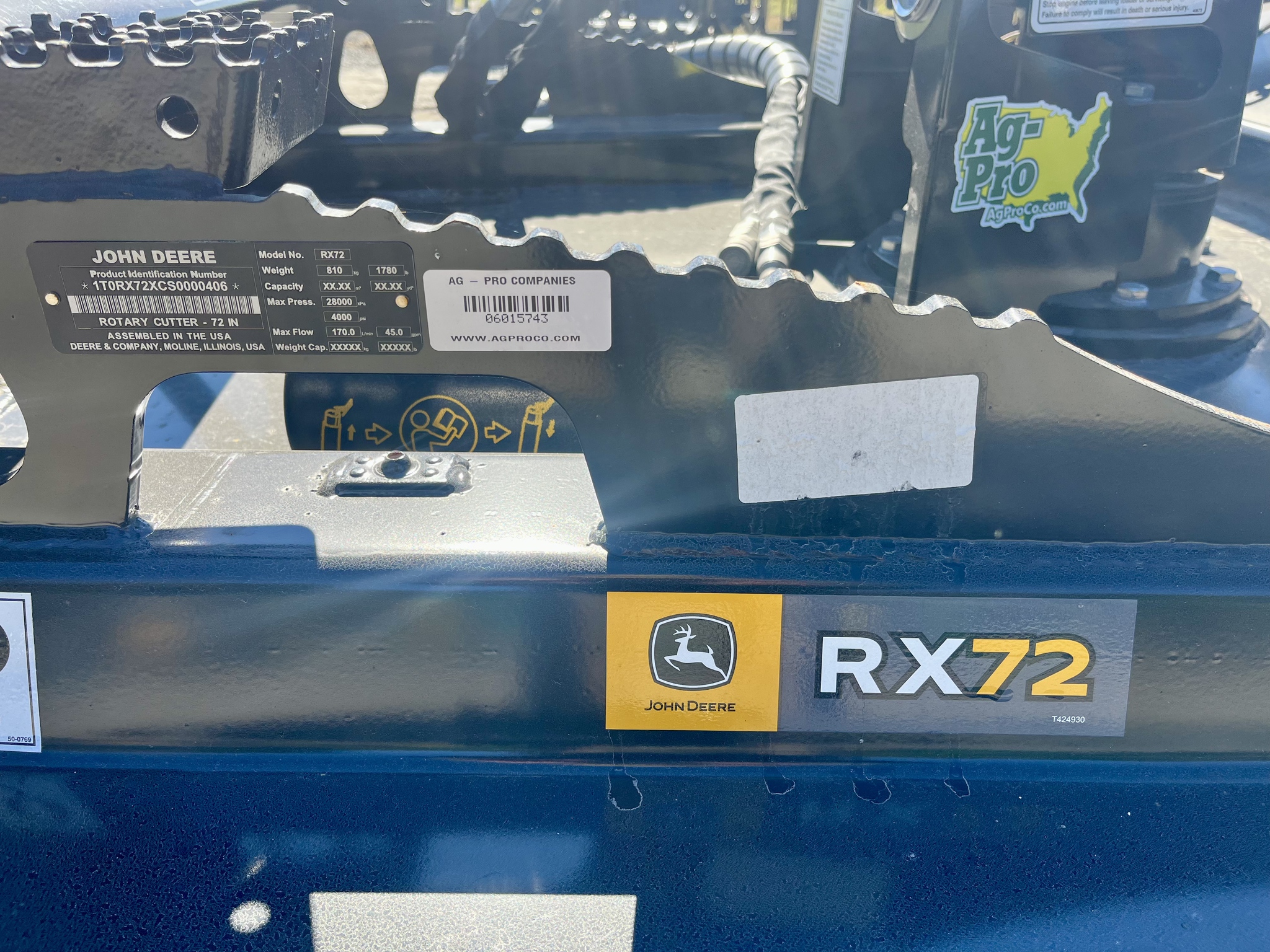 2026 John Deere RX72 Image 3