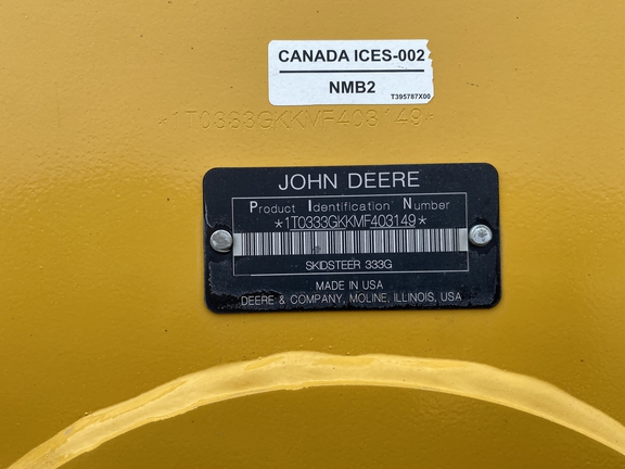 2021 John Deere 333G