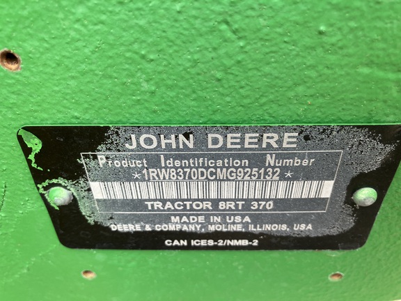 2021 John Deere 8RT 370 - Photo13