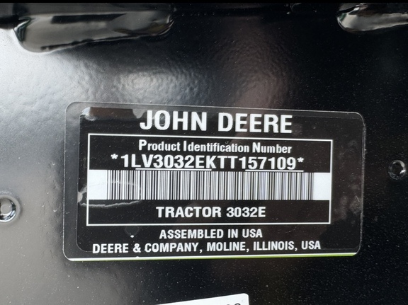 2026 John Deere 3032E