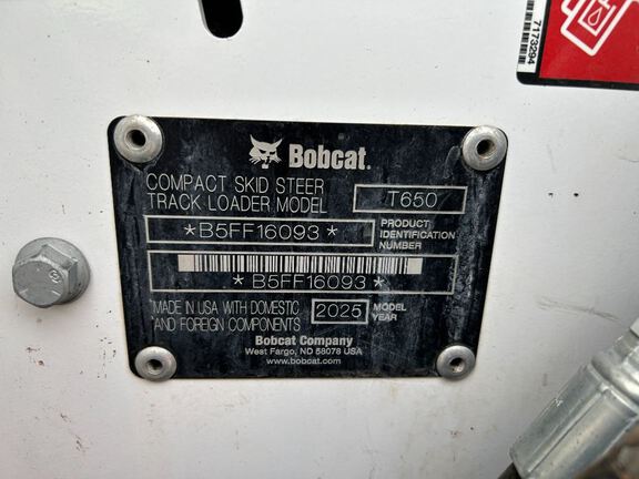 2025 Bobcat T650