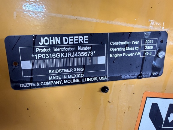 Photo of 2024 John Deere 316GR