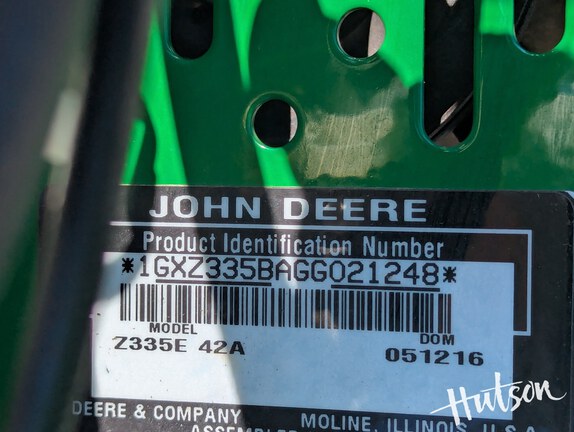Photo of 2016 John Deere Z335E