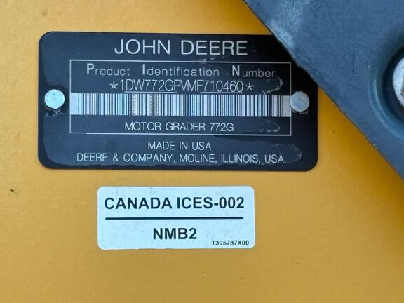2021 John Deere 772G