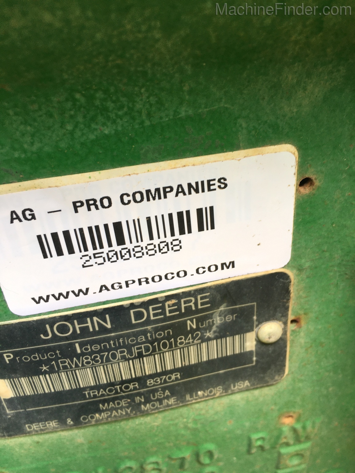 2015 John Deere 8370R Image 5