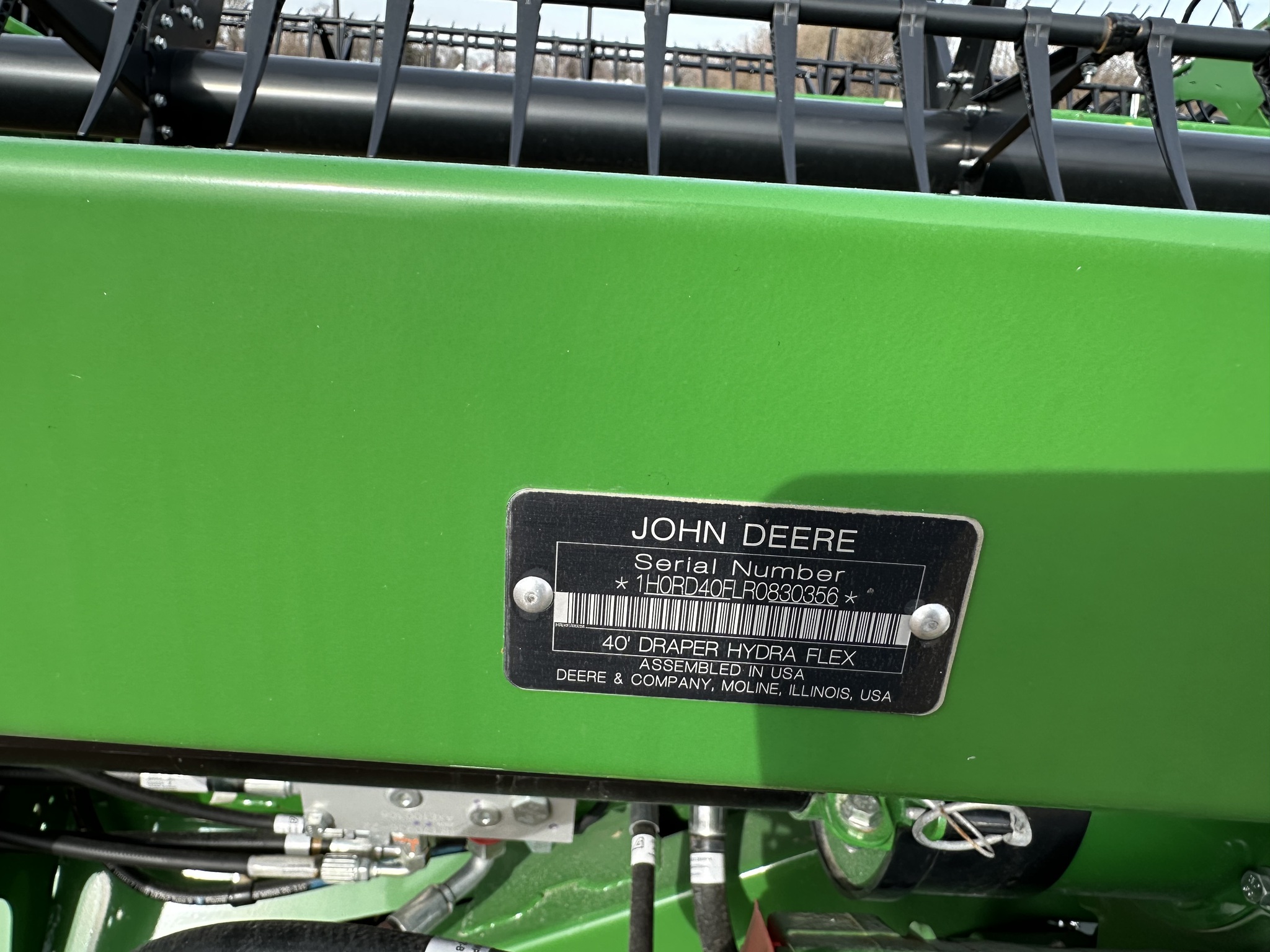  2024 John Deere RD40F at Heritage Tractor in Aledo, IL
