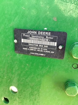 2022 John Deere 9RX 640 - Photo9