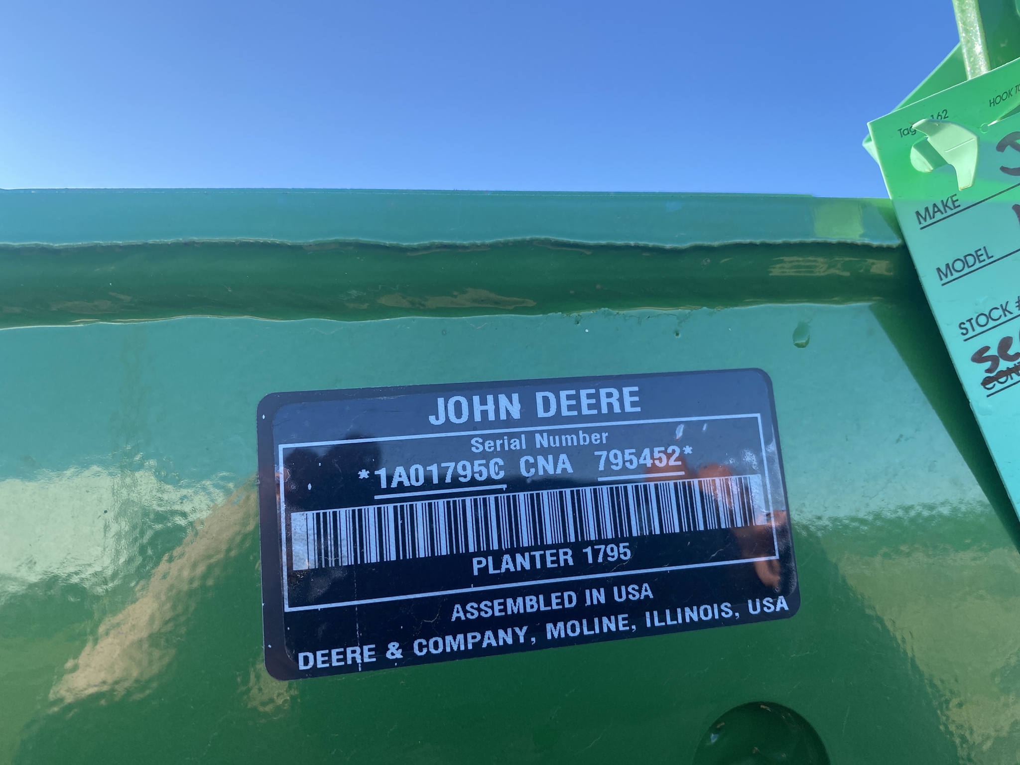 2022 John Deere 1795 Image 9