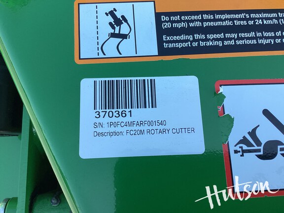 Photo of 2024 John Deere FC20M