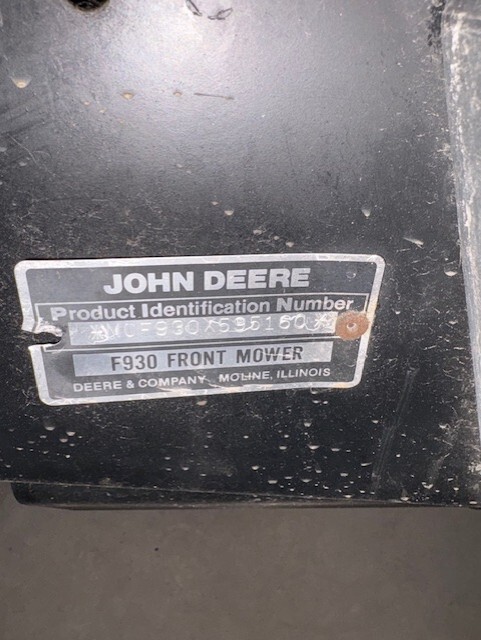 John Deere F930 Image 4