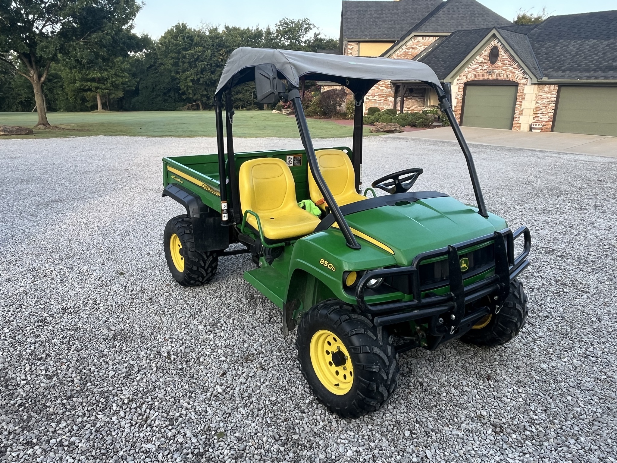 2008 John Deere XUV 850D GREEN Image 8