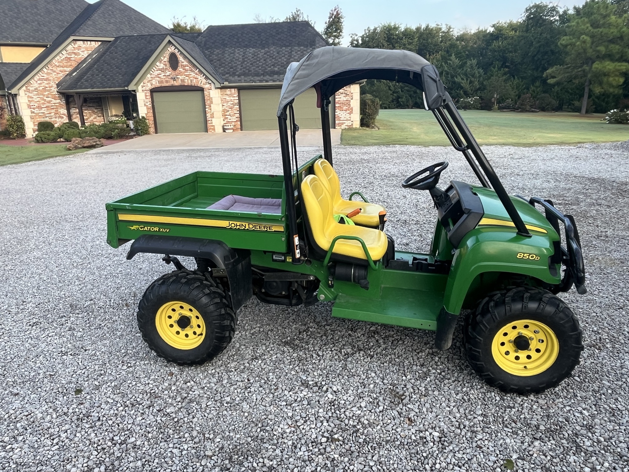 2008 John Deere XUV 850D GREEN Image 7