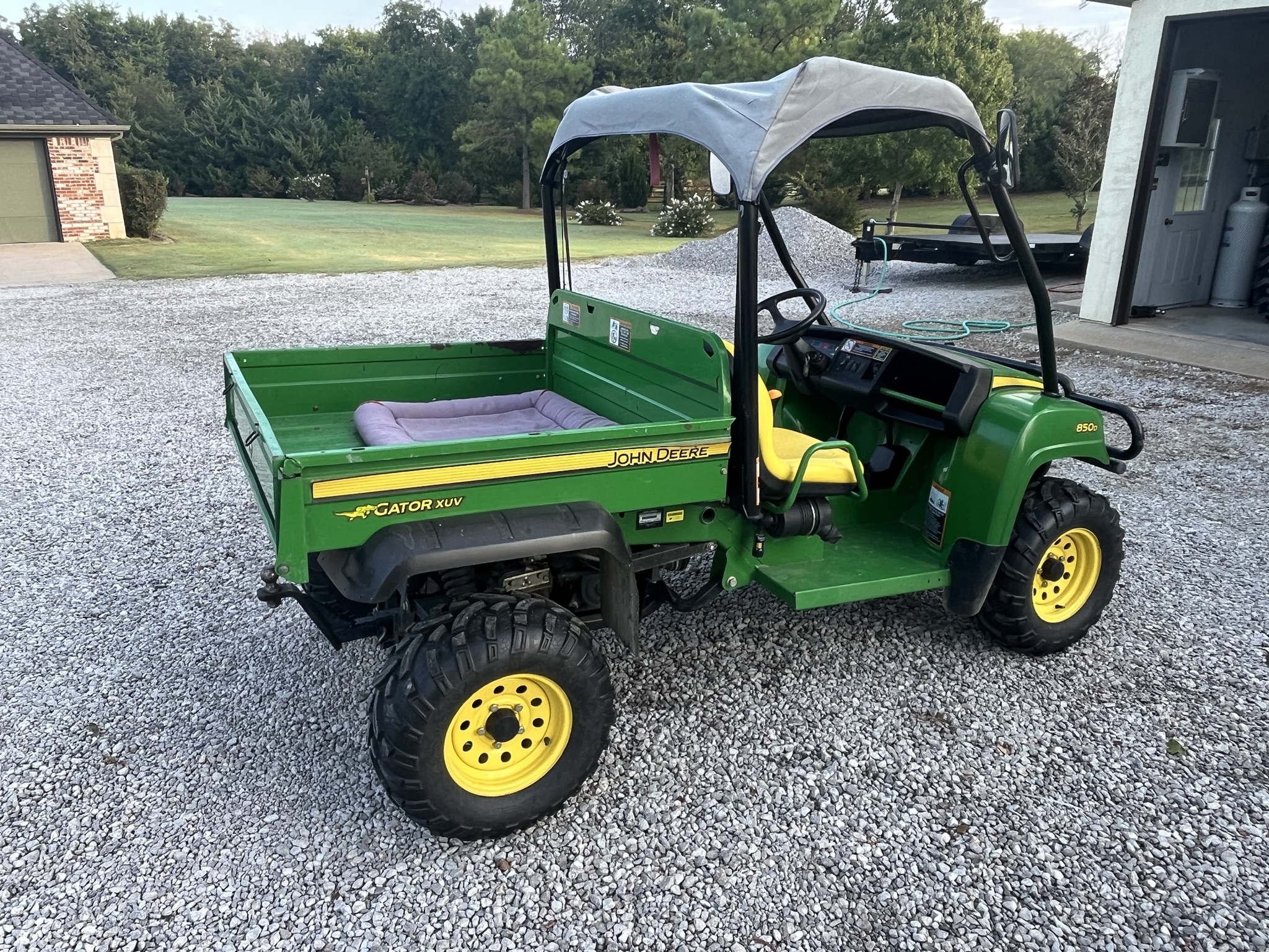 2008 John Deere XUV 850D GREEN Image 6