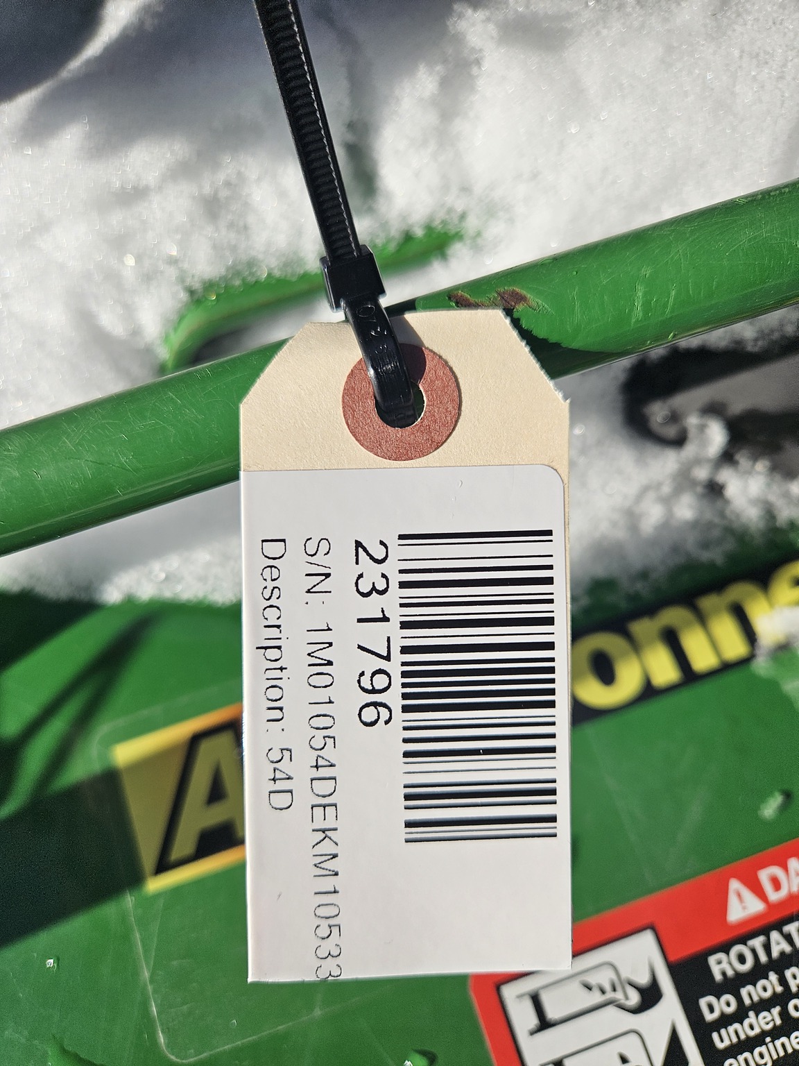 2019 John Deere 54DECK Image 3