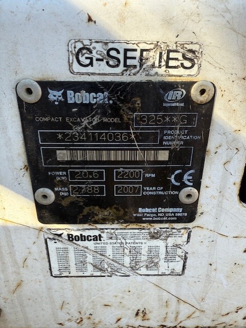 2007 Bobcat 325 Image 6