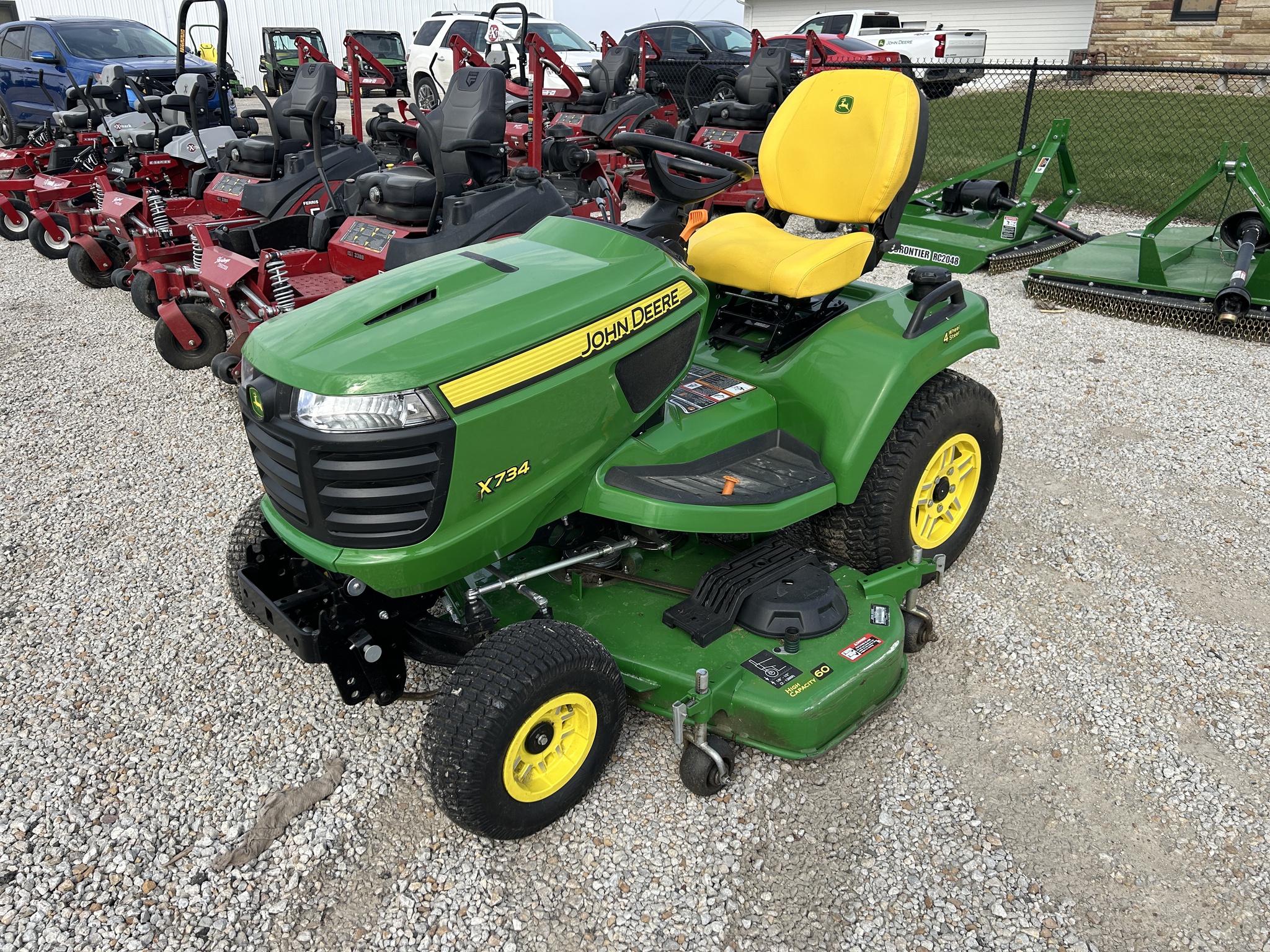  2024 John Deere X734 at Heritage Tractor in Roanoke, IL