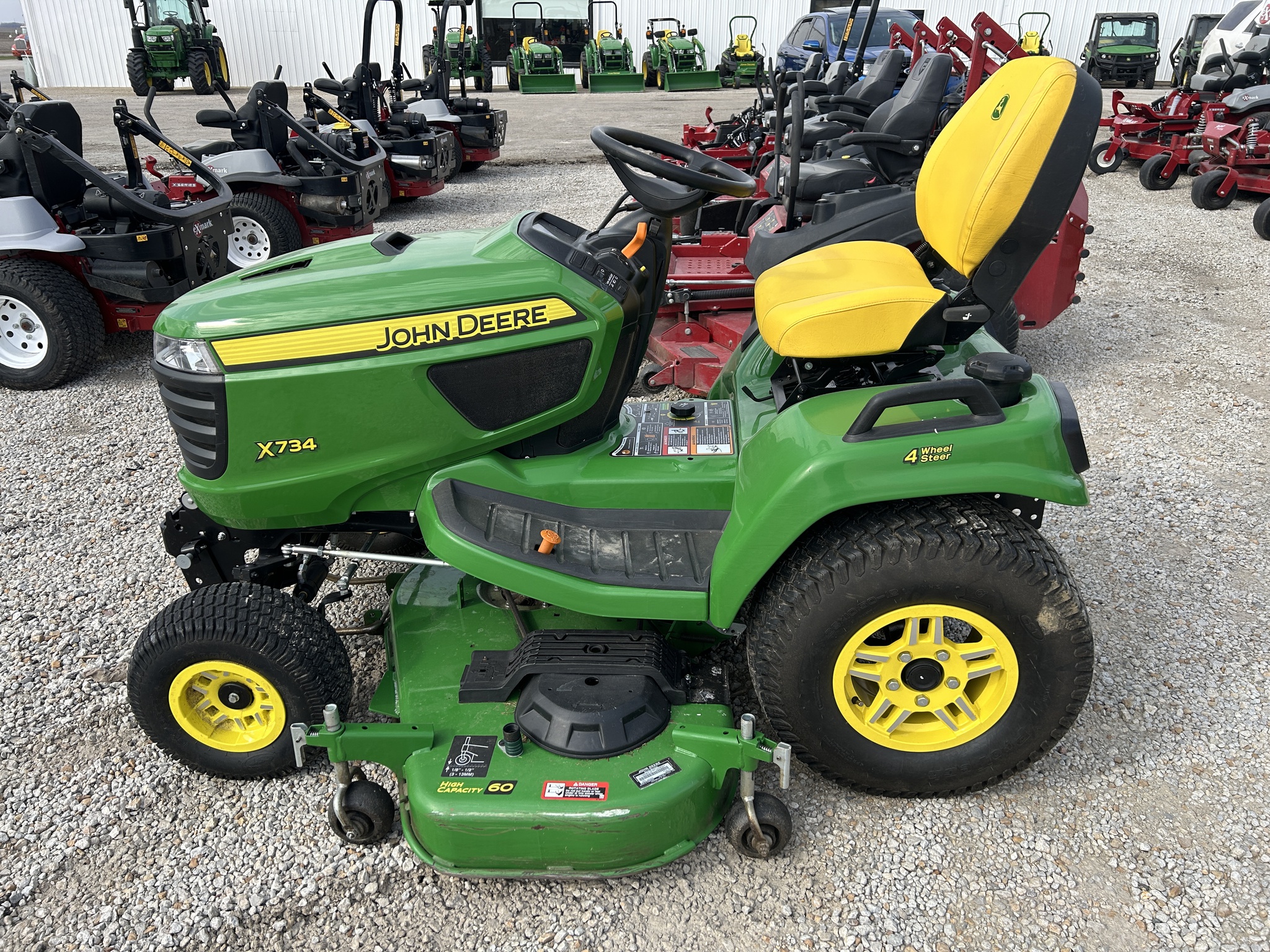  2024 John Deere X734 at Heritage Tractor in Roanoke, IL