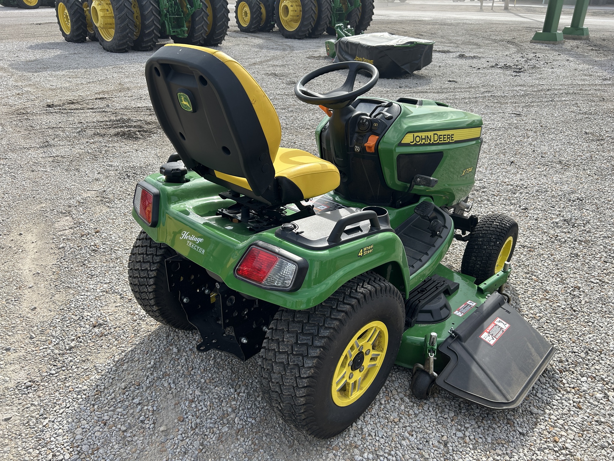  2024 John Deere X734 at Heritage Tractor in Roanoke, IL