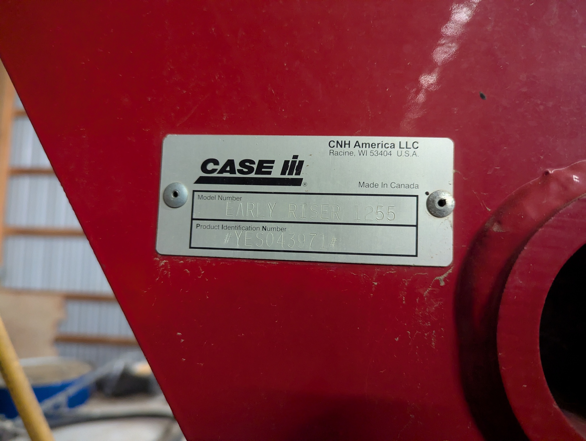 2015 Case IH 1255 Image 10