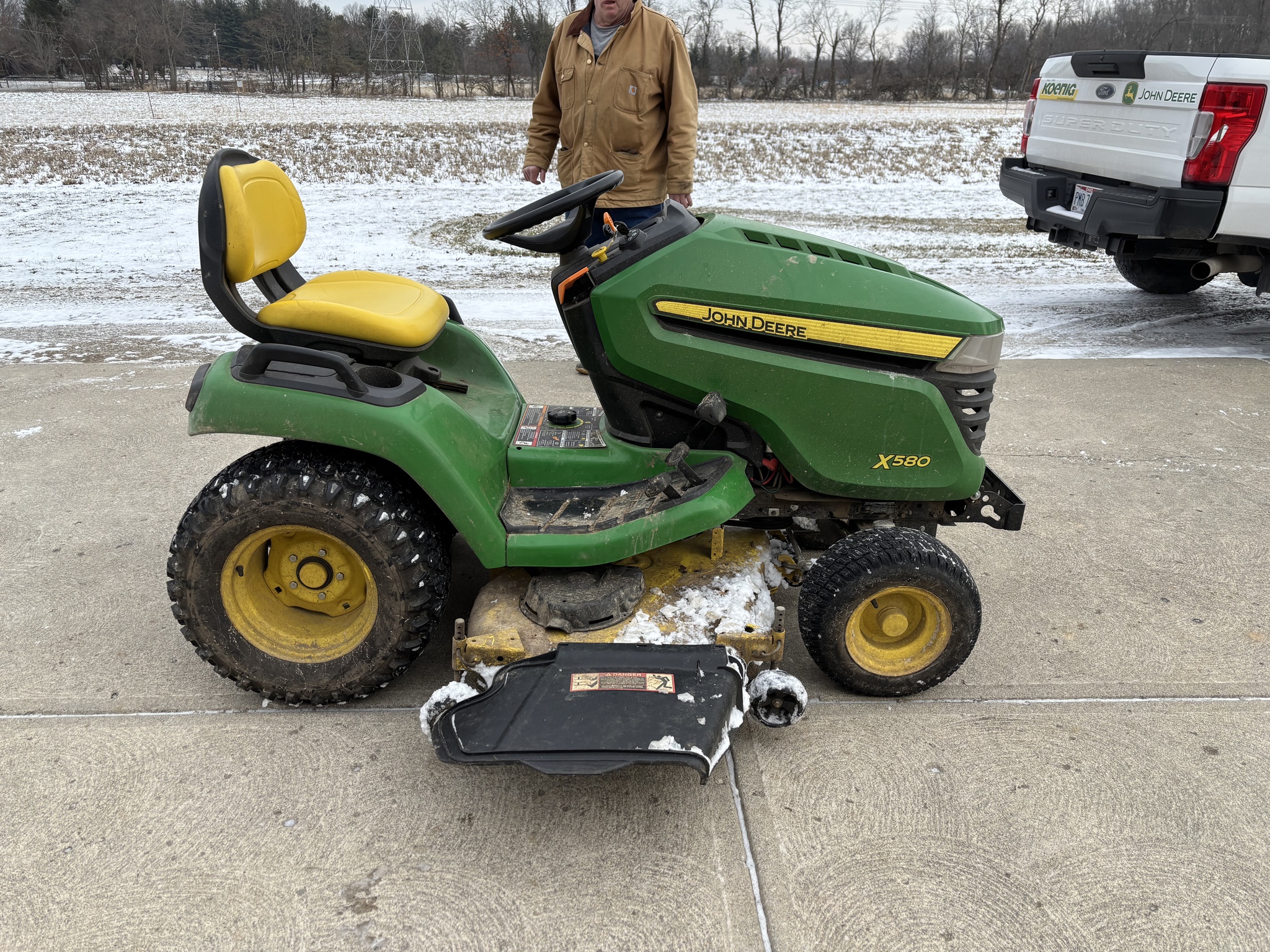 Used 2015 John Deere X580 Lawn & Garden Tractors at Koenig Equipment in Lebanon, OH - PhotoXL6
