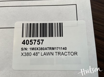 Photo of 2024 John Deere X380