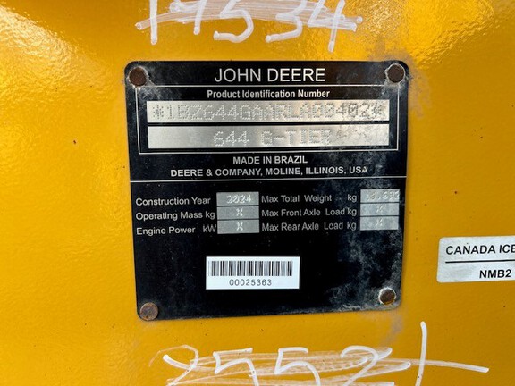 2024 John Deere 644 G