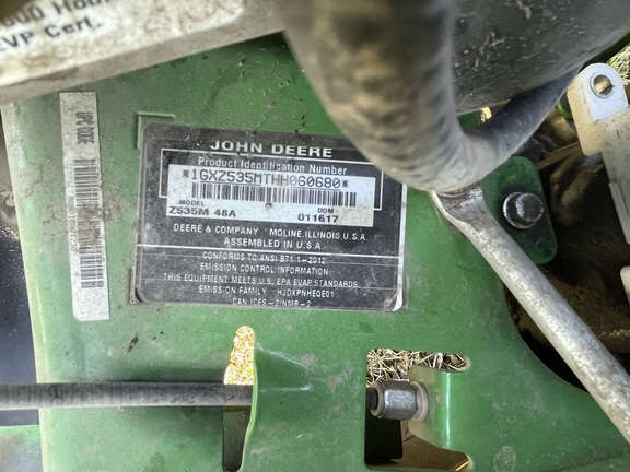 2017 John Deere Z535M