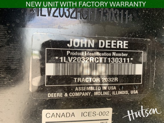 Photo of 2026 John Deere 2032R