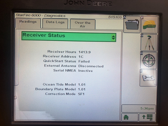Used -- John Deere USED SF6000:SF1 Precision Ag at Horizon Ag & Turf in Lloydminster, AB - Photo2