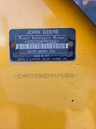 2015 John Deere 770G